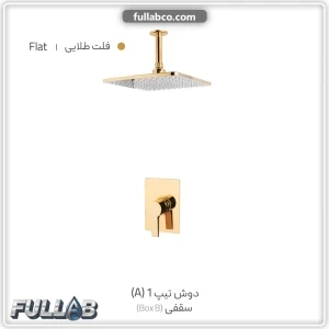 دوش تیپ 1 (A) سقفی (BOX B) مدل فلت برند شیذر