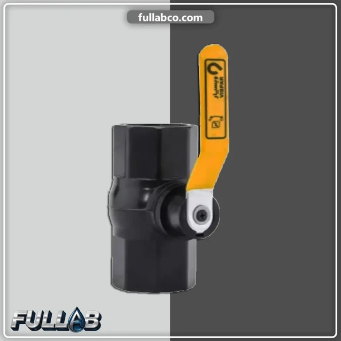 شیر توپی دسته فلزی مقاوم