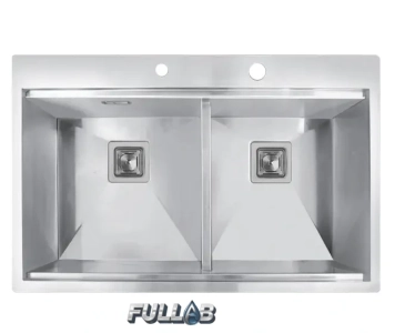 سینک ظرفشویی اخوان 333 توکار با ورق استیل Aisi 304