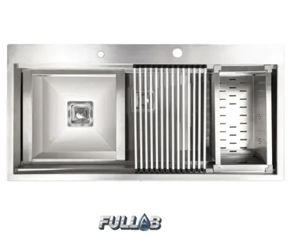 سینک ظرفشویی اخوان 355 توکار با ورق استیل Aisi 304 ایتالیا