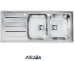 سینک ظرفشویی اخوان 506 توکار با ورق استیل Aisi 304