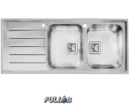 سینک ظرفشویی اخوان 506 توکار با ورق استیل Aisi 304
