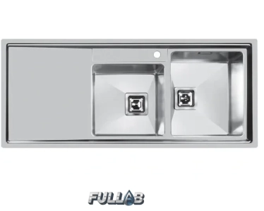 سینک ظرفشویی اخوان 600 توکار با ورق استیل Aisi 304