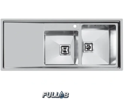 سینک ظرفشویی اخوان 600 توکار با ورق استیل Aisi 304